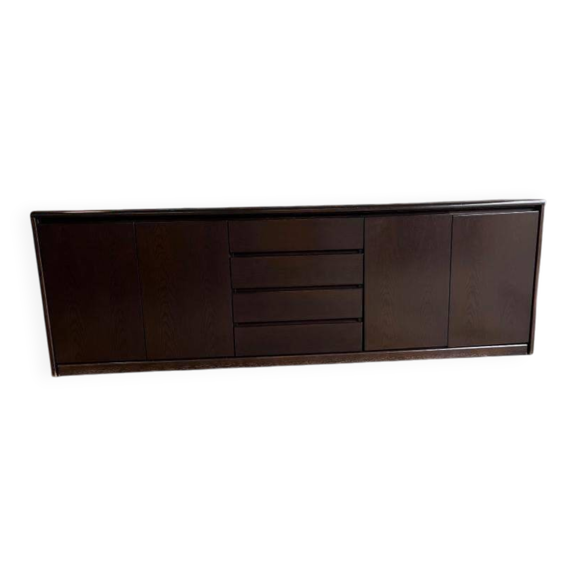 Enfilade vintage en bois foncé / buffet / commode