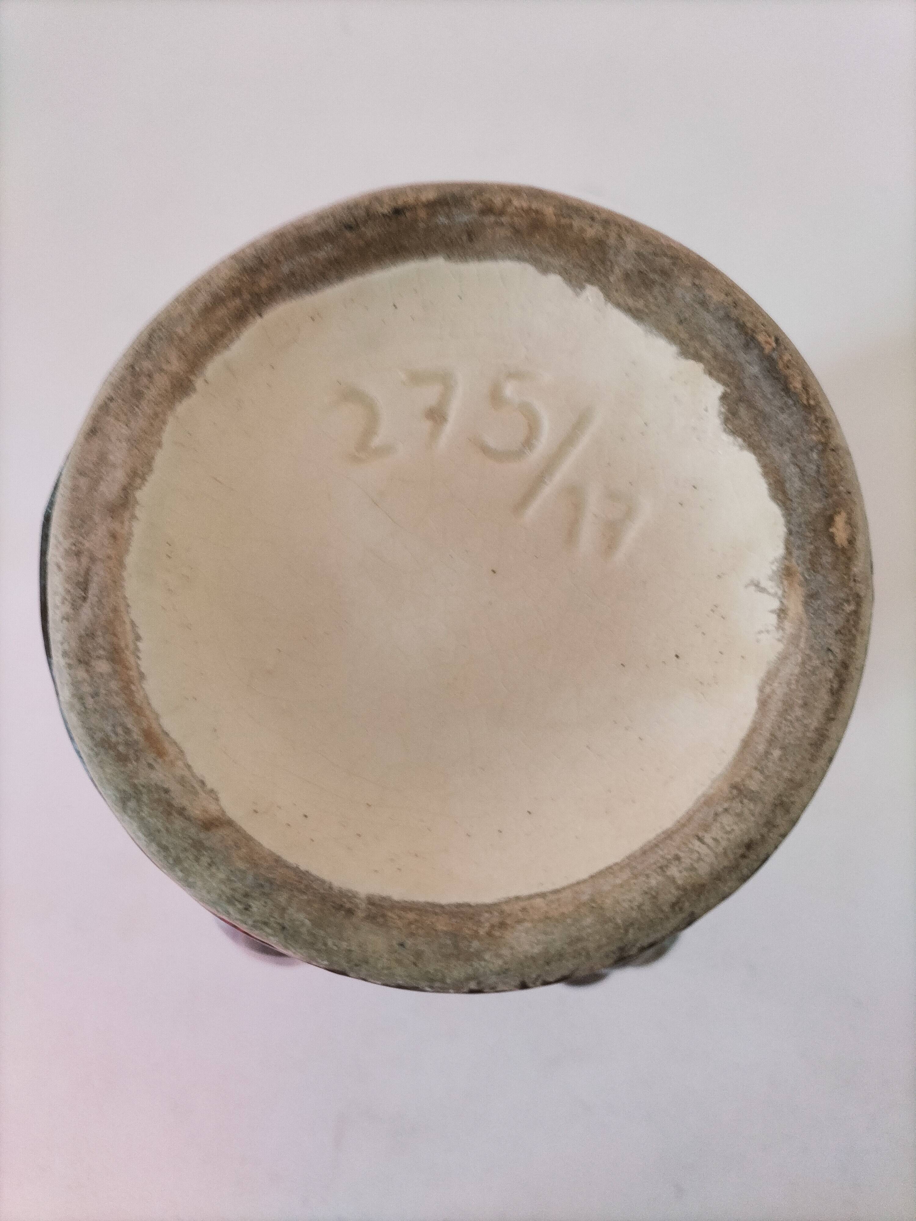 Pichet à glaçure ruisselante années 50