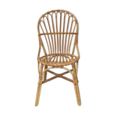 Chaise vintage rotin