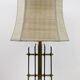 Lampe italienne, piètement en verre, années 60