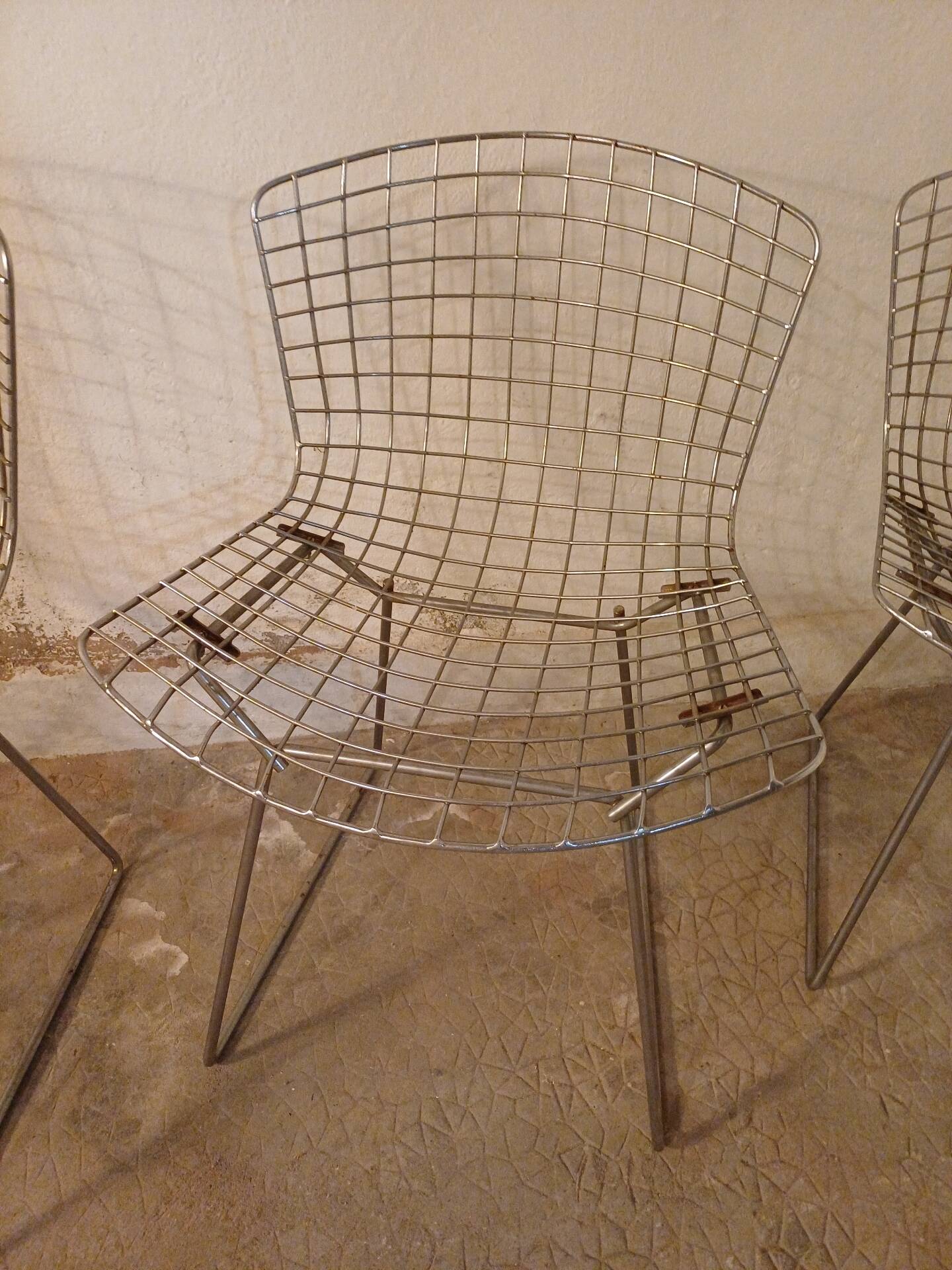 Série de 4 chaises Harry Bertoia