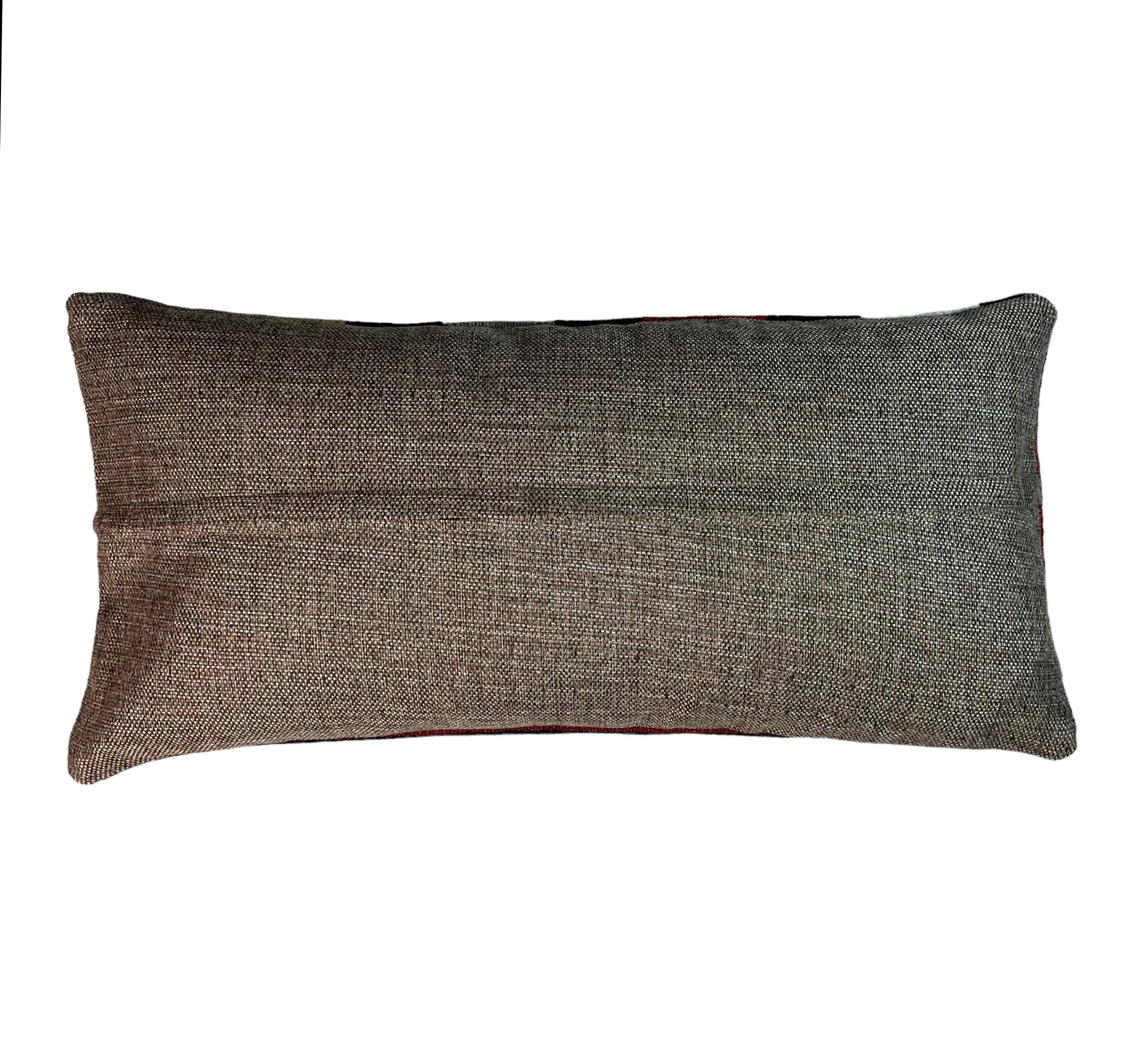 Vintage Turkish Kilim Cushion Cover , 30 x 60 cm