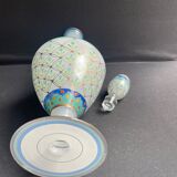 Large signed decanter - Hand decoration - XXth