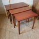Scandinavian vintage gigognes tables