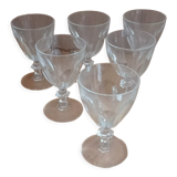 Crystal wine glasses