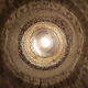 Ceiling light bubble glass and chrome