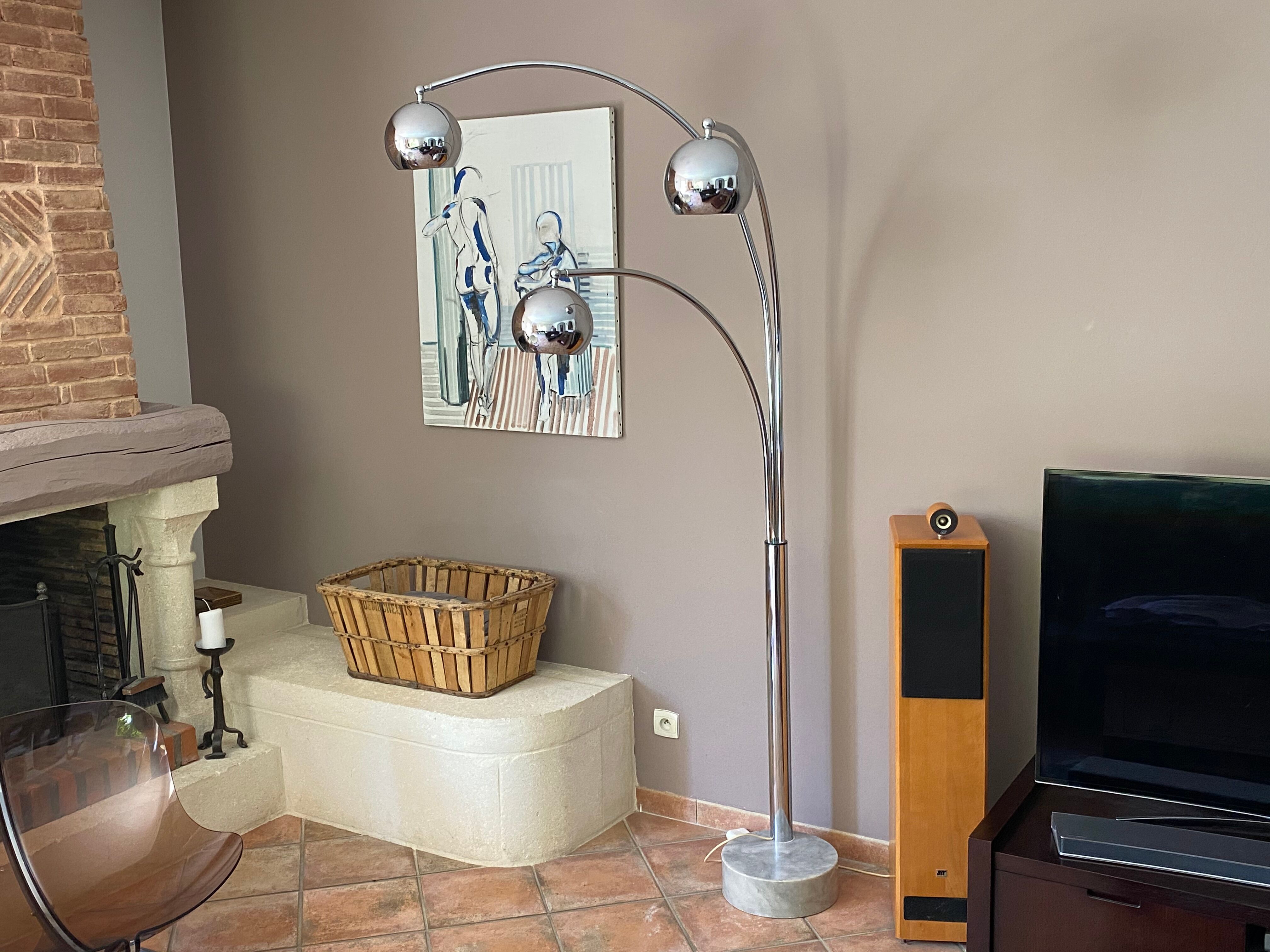 Floor lamp "Lily of the valley" by Goffredo Reggiani 1970