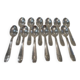 12 silver-plated coffee spoons, AR Grand Prix Monaco, 13.7 cm