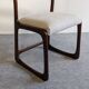 Series of 6 Baumann sled chairs from the 60s/70s