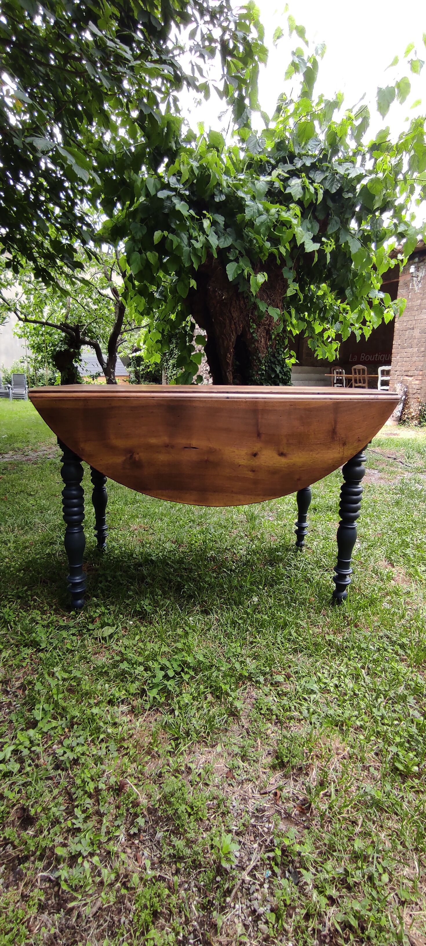 Table with flaps and castors