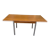 Table de cuisine extensible en bois et acier Cuisines You France 1980