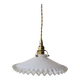 Pendant in serrated opaline