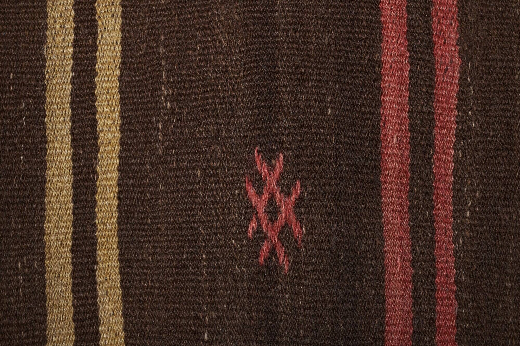 Vintage Turkish kilim, handwoven, 160x380 cm.
