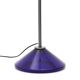 Floor lamp with a glass base and diffuser by Carlo Bartoli for Antonangeli, 1980s.