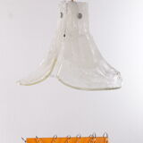 Vintage Mid-Century glass hanging lamp by J. T. Kalmar, 1960