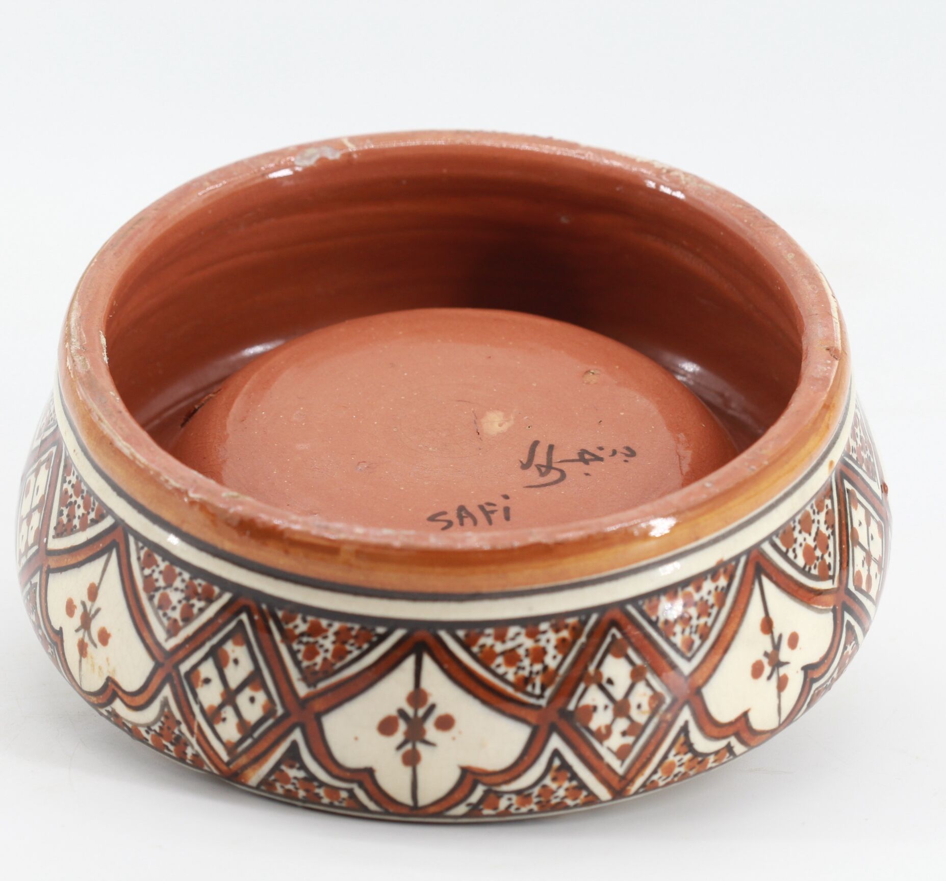 Former Moroccan ceramic ashtray
