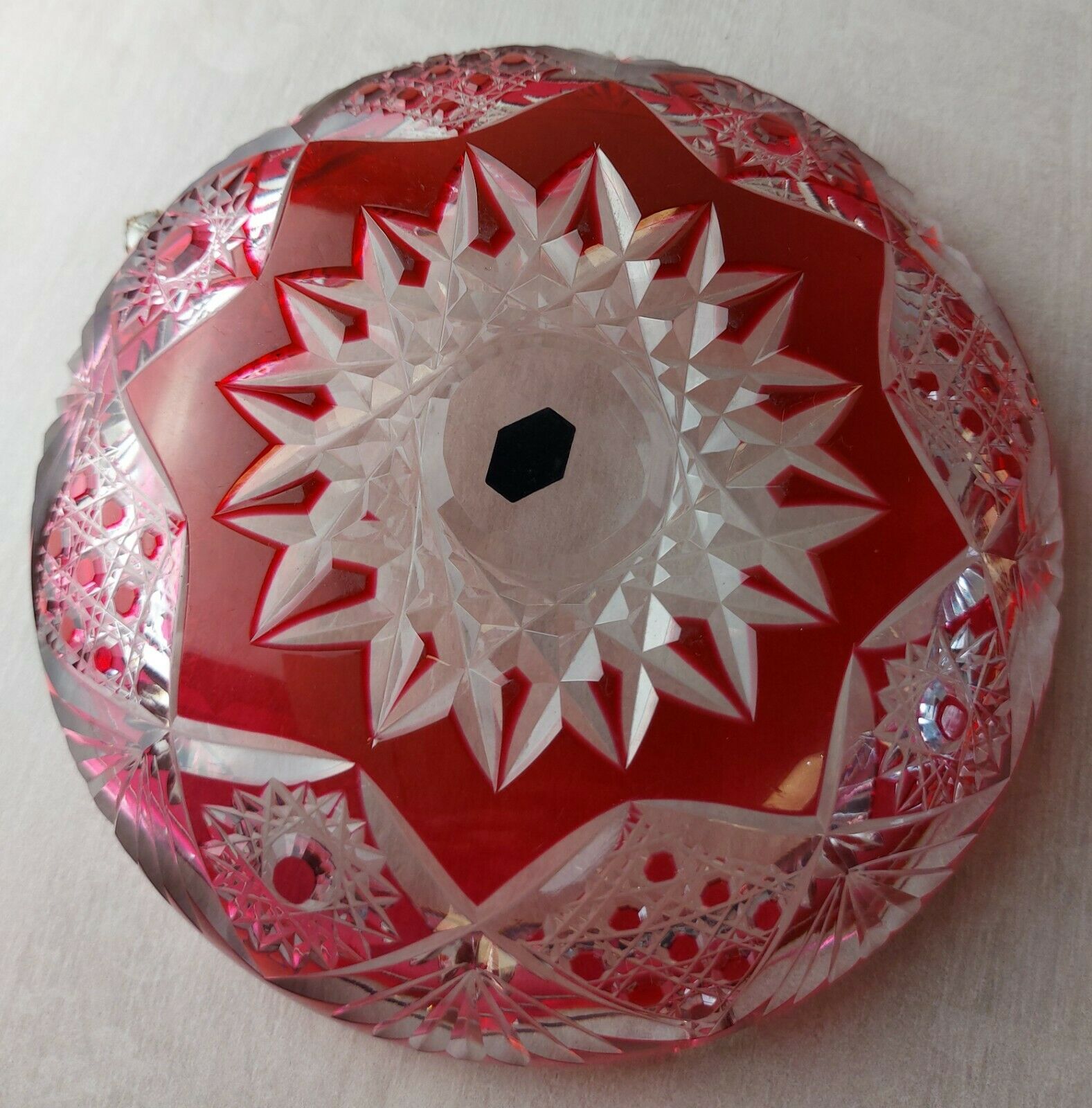 Ashtray, Moselle model, in Saint Louis crystal