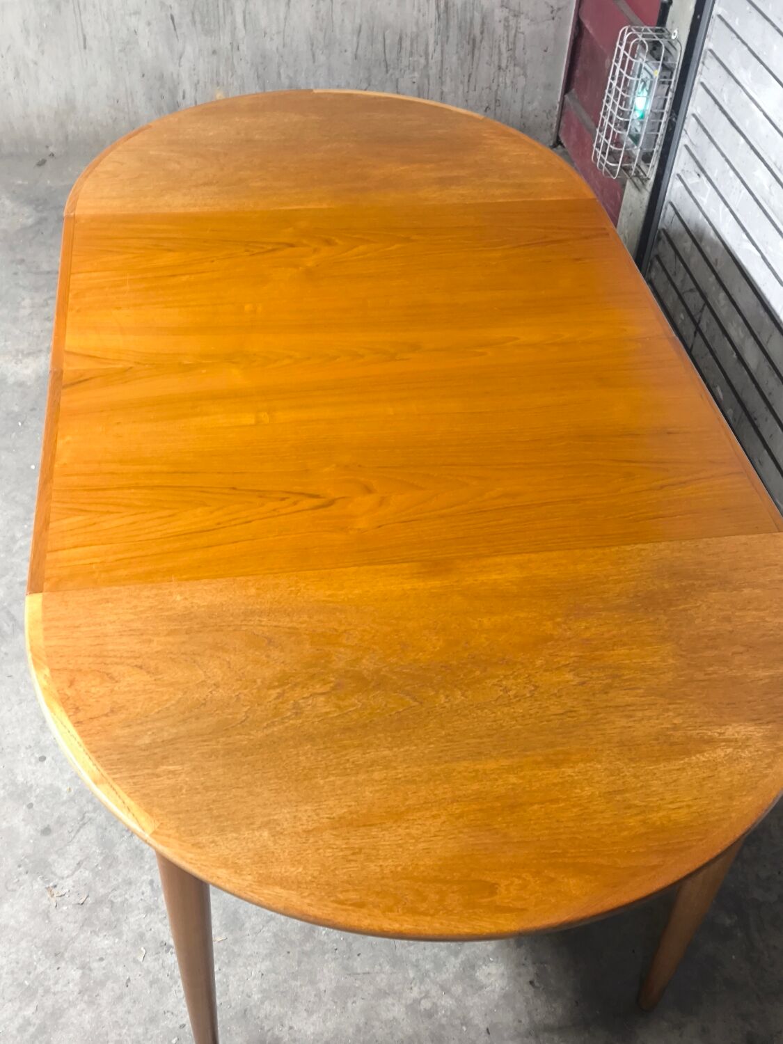 Vintage teak Scandinavian table from the 1960s by Johannes Andersen.