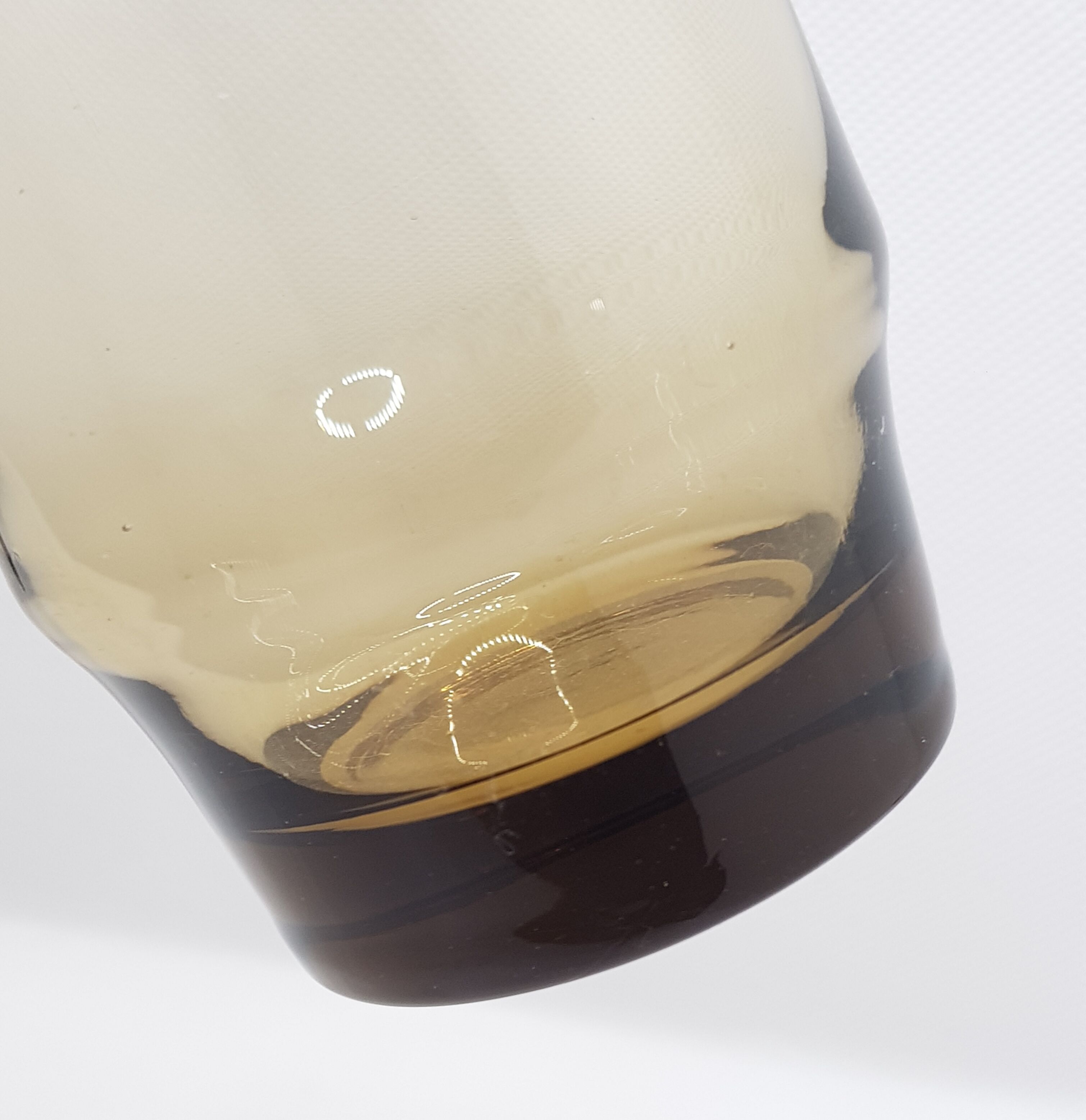 24 verres Hi-ball fumés du milieu du siècle