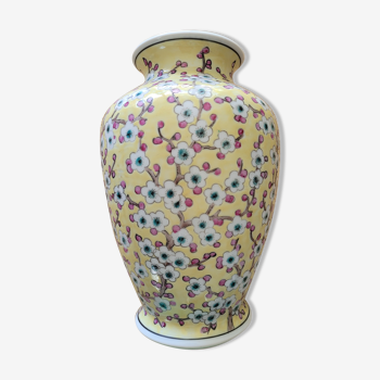 Vase à fleurs peint à la main