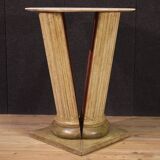 Particular side table with onyx top from the 70s