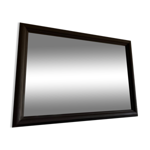Miroir vintage biseauté en bois