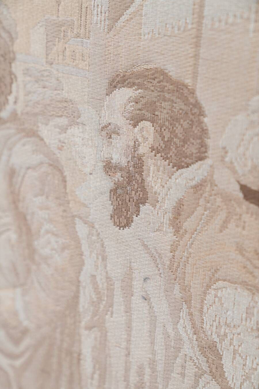 Vintage antique classic Romanesque tapestry 1970