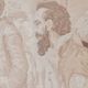 Vintage antique classic Romanesque tapestry 1970