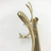 Vintage brass coat rack, 1970s