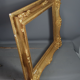Cadre XIXe siècle style Louis XV bois stuc doré d'origine 66x57 feuillure 47x39 cm SB