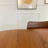 Round vintage dining table