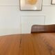 Round vintage dining table