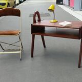 1950s solid wood side table