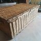 Antique wicker trunk