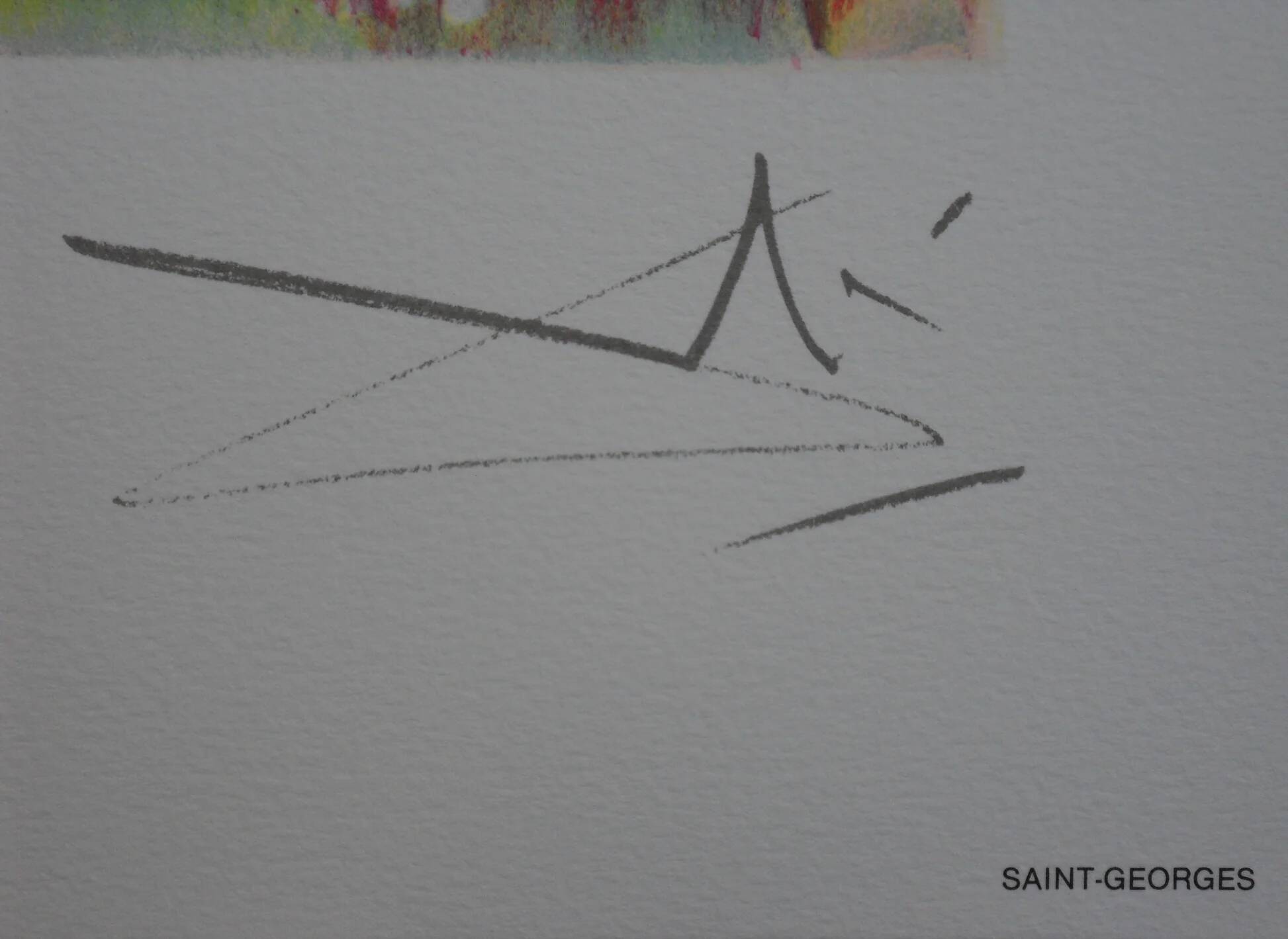 Salvador Dali: Horses, Saint George - Signed lithograph