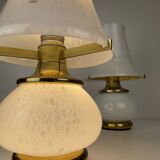 Set of Two F.Fabbian Murano Table Lamp from 1970'