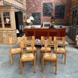 Suite of 6 Pierre Cruège chairs