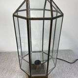 Lampe en laiton et verre