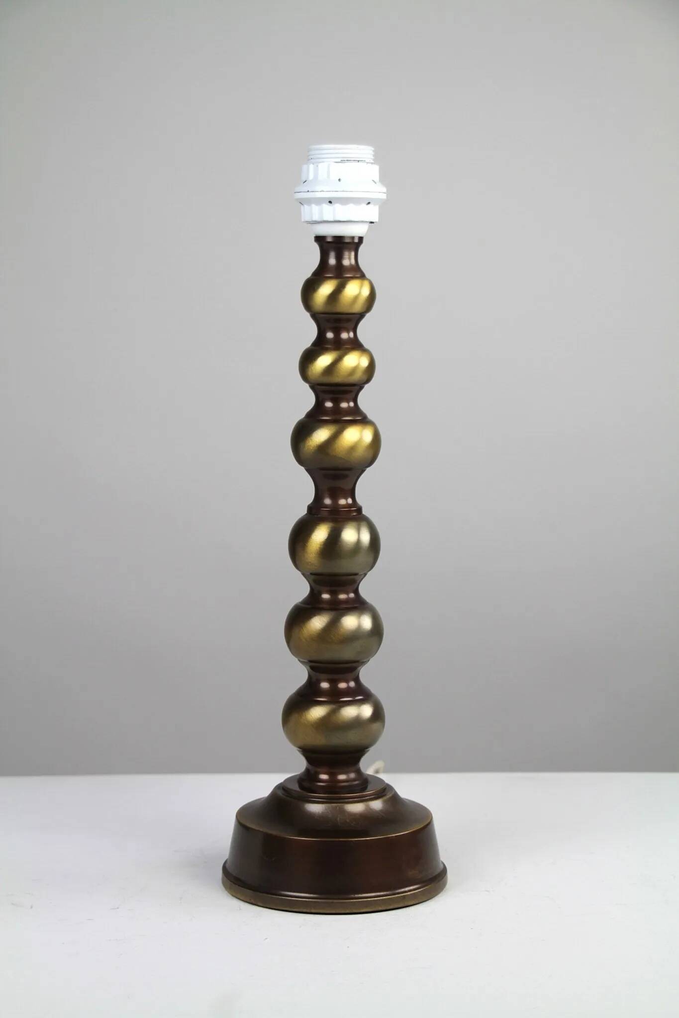 Lampe de table en laiton Modèle 169.8 par Ivars Armatur AB – Suède, années 1970