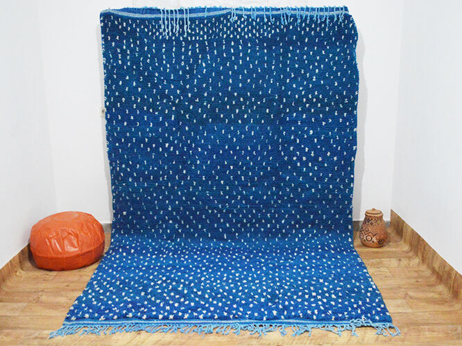 Tapis Marocain Bleu 317x200cm