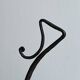Wrought iron candlestick