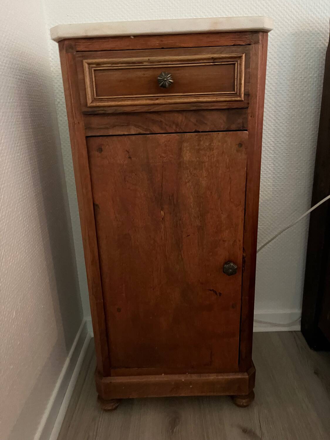 Antique bedside table