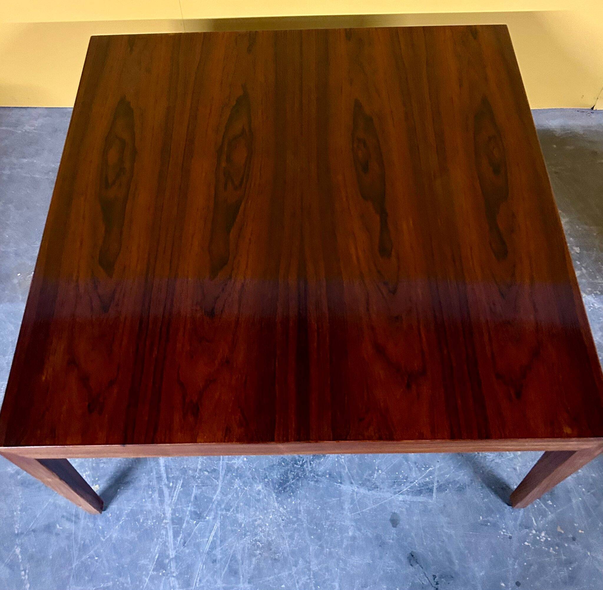 Danish mid-century rosewood coffee table