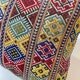 Cretan Greek Hand Embroidery Pillow Cover, 1970s Folk Art Textiles