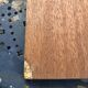Scandinavian teak mirror 60s