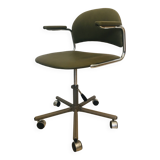 Vintage Olive Office chair by Kovona K 107 from Czechoslovakia 1970’s