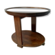 Table d'appoint époque Art Déco en acajou et ronce vers 1925