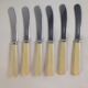 6 English butter knives