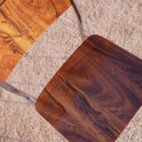 5 chairs vintage wood and metal