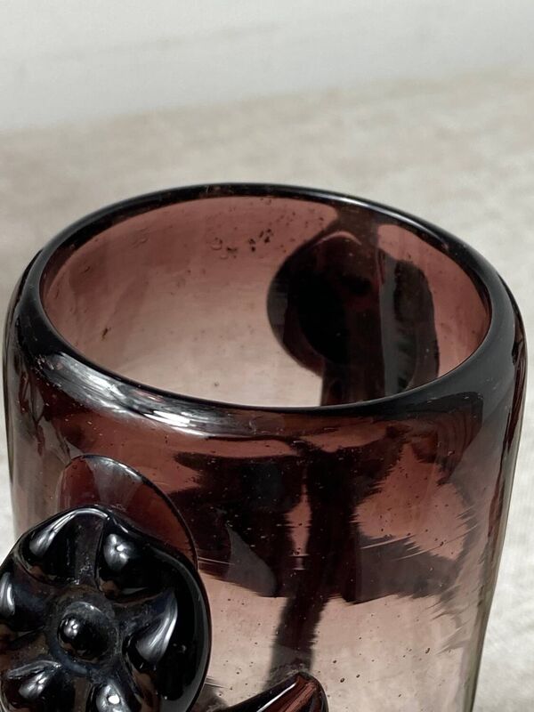 Verres et carafe en verre de Murano